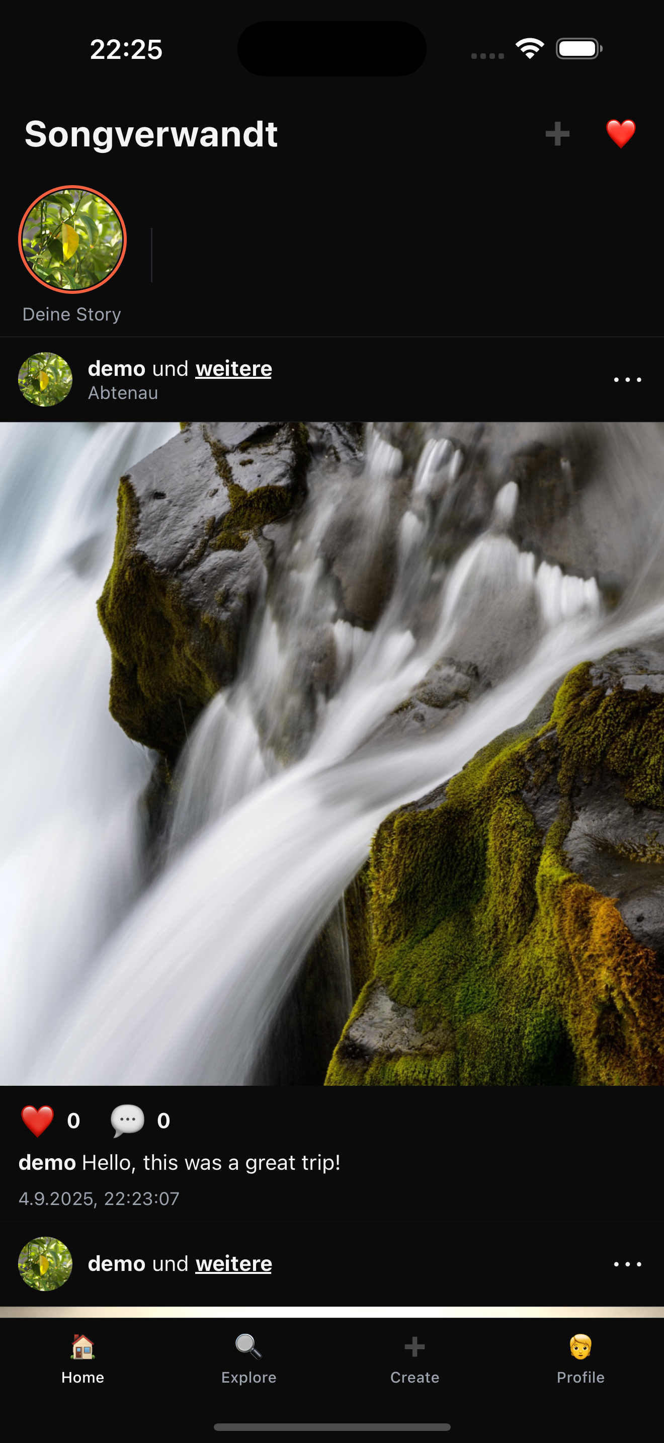 Profil-Screenshot